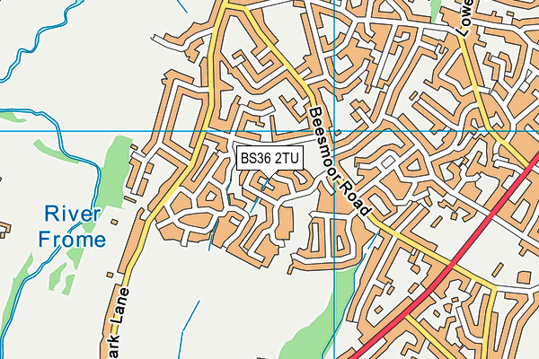 BS36 2TU map - OS VectorMap District (Ordnance Survey)