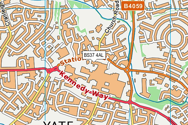 BS37 4AL map - OS VectorMap District (Ordnance Survey)