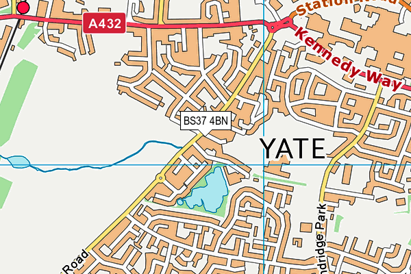 BS37 4BN map - OS VectorMap District (Ordnance Survey)