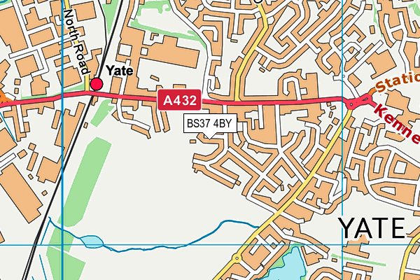 BS37 4BY map - OS VectorMap District (Ordnance Survey)