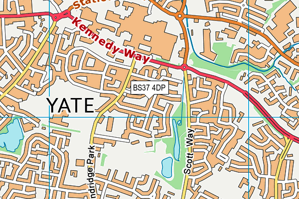 BS37 4DP map - OS VectorMap District (Ordnance Survey)