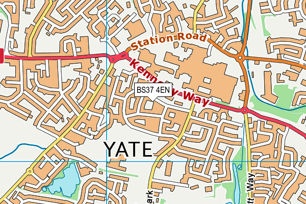 BS37 4EN map - OS VectorMap District (Ordnance Survey)