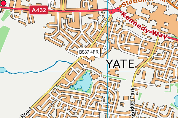 BS37 4FR map - OS VectorMap District (Ordnance Survey)