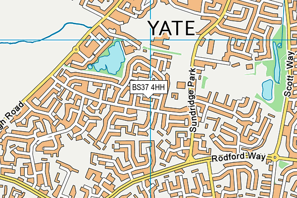 BS37 4HH map - OS VectorMap District (Ordnance Survey)