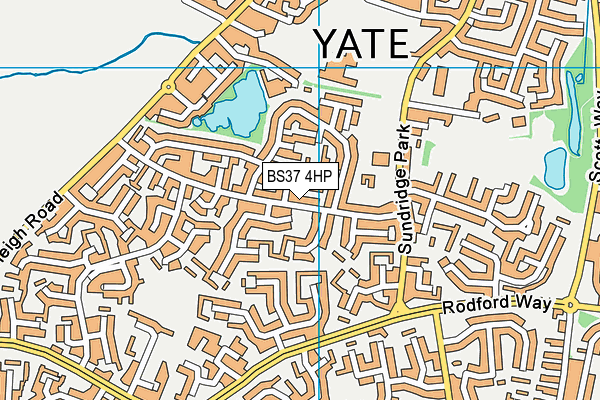 BS37 4HP map - OS VectorMap District (Ordnance Survey)