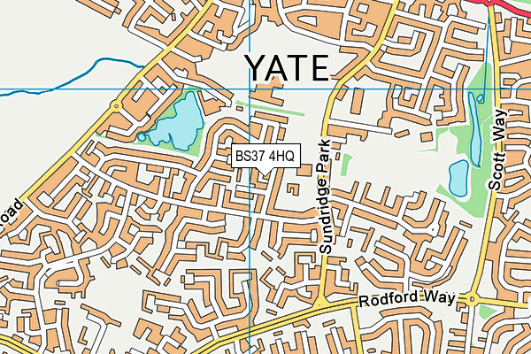 BS37 4HQ map - OS VectorMap District (Ordnance Survey)