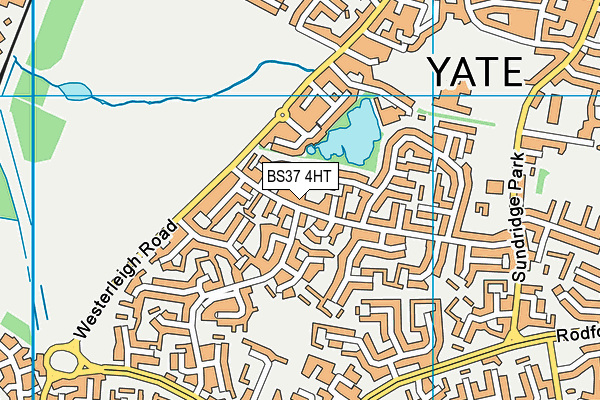 BS37 4HT map - OS VectorMap District (Ordnance Survey)