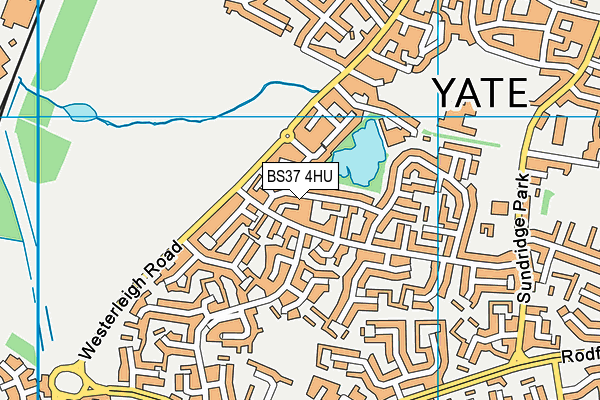 BS37 4HU map - OS VectorMap District (Ordnance Survey)