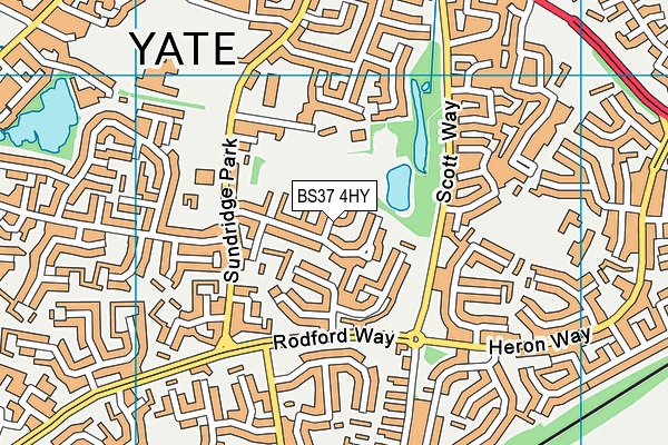 BS37 4HY map - OS VectorMap District (Ordnance Survey)