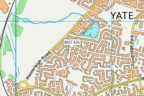 BS37 4JG map - OS VectorMap District (Ordnance Survey)