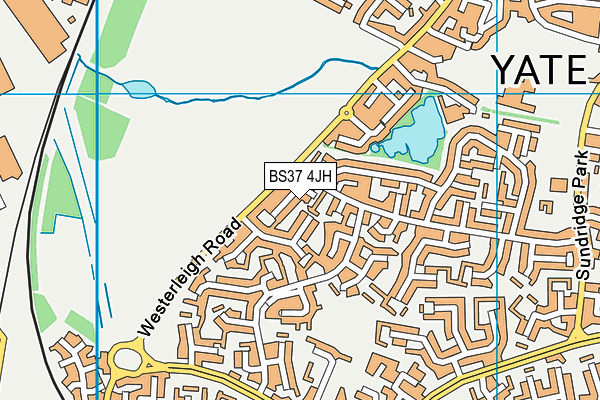 BS37 4JH map - OS VectorMap District (Ordnance Survey)