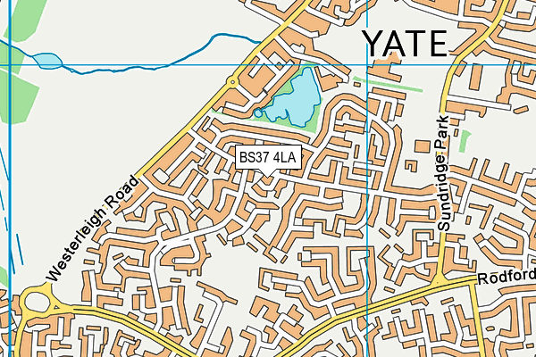 BS37 4LA map - OS VectorMap District (Ordnance Survey)