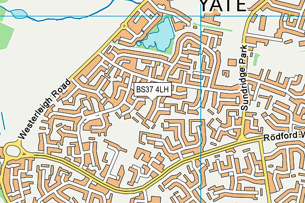 BS37 4LH map - OS VectorMap District (Ordnance Survey)