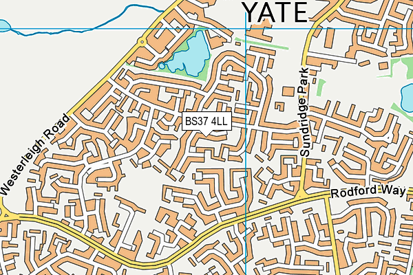 BS37 4LL map - OS VectorMap District (Ordnance Survey)