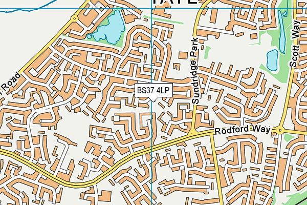 BS37 4LP map - OS VectorMap District (Ordnance Survey)