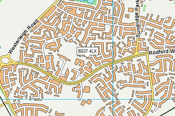 BS37 4LX map - OS VectorMap District (Ordnance Survey)