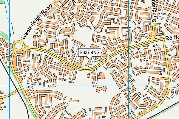BS37 4NG map - OS VectorMap District (Ordnance Survey)