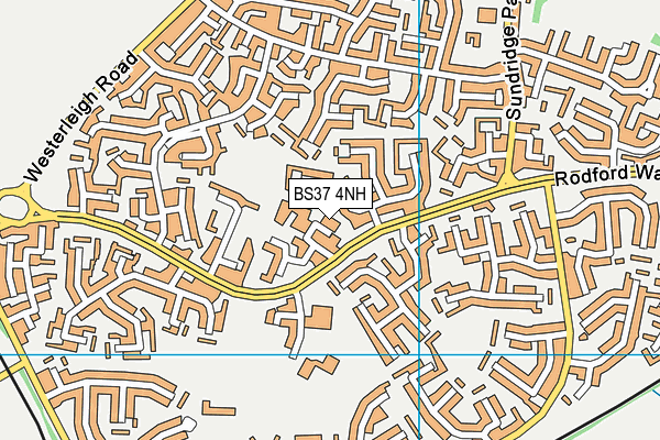 BS37 4NH map - OS VectorMap District (Ordnance Survey)