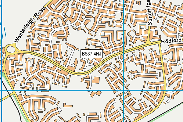 BS37 4NJ map - OS VectorMap District (Ordnance Survey)