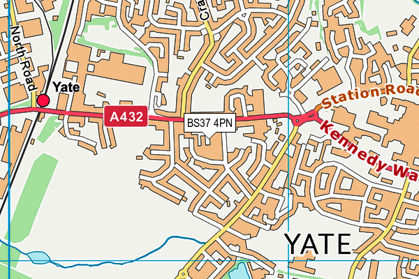 BS37 4PN map - OS VectorMap District (Ordnance Survey)