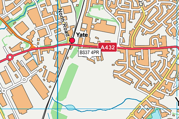 BS37 4PR map - OS VectorMap District (Ordnance Survey)