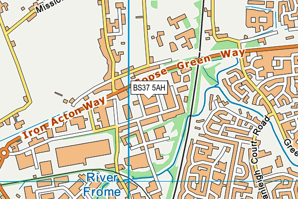 BS37 5AH map - OS VectorMap District (Ordnance Survey)
