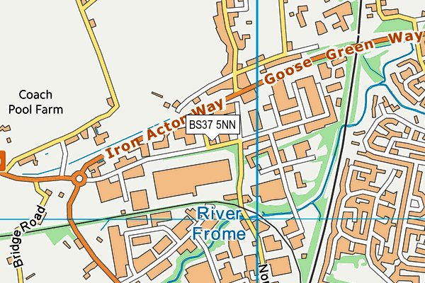 BS37 5NN map - OS VectorMap District (Ordnance Survey)