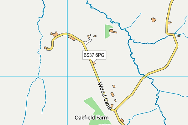 BS37 6PG map - OS VectorMap District (Ordnance Survey)