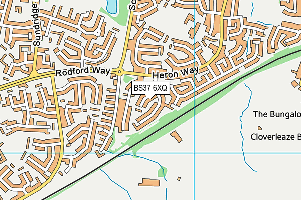 BS37 6XQ map - OS VectorMap District (Ordnance Survey)