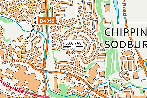 Map of SODBURY ROOFING & CLADDING SYSTEMS LIMITED at district scale