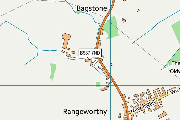 Rangeworthy Church of England Primary School map (BS37 7ND) - OS VectorMap District (Ordnance Survey)