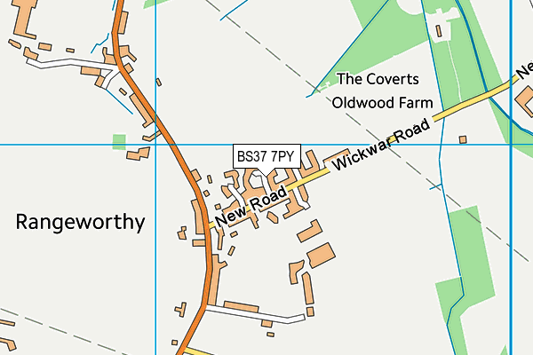 BS37 7PY map - OS VectorMap District (Ordnance Survey)