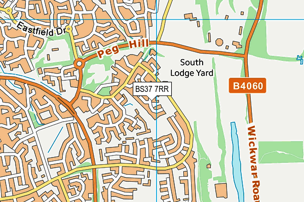 BS37 7RR map - OS VectorMap District (Ordnance Survey)