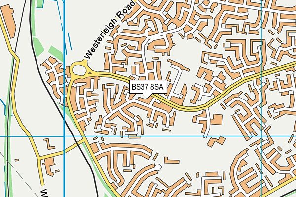 BS37 8SA map - OS VectorMap District (Ordnance Survey)