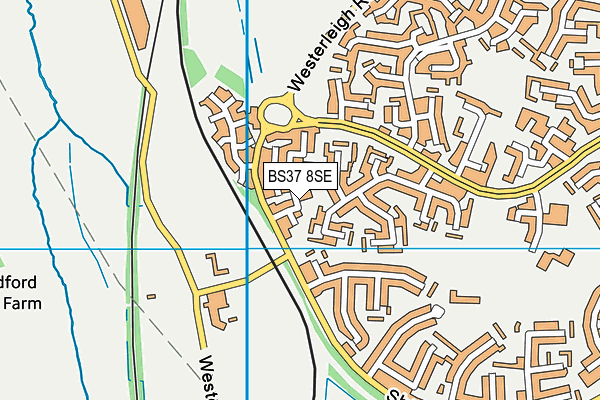BS37 8SE map - OS VectorMap District (Ordnance Survey)