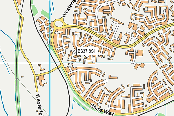 BS37 8SH map - OS VectorMap District (Ordnance Survey)