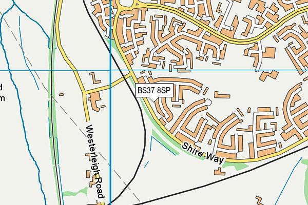 BS37 8SP map - OS VectorMap District (Ordnance Survey)