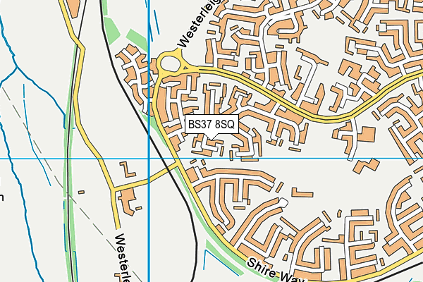 BS37 8SQ map - OS VectorMap District (Ordnance Survey)