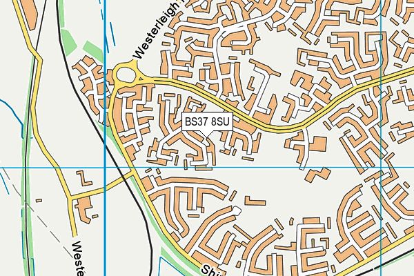 BS37 8SU map - OS VectorMap District (Ordnance Survey)