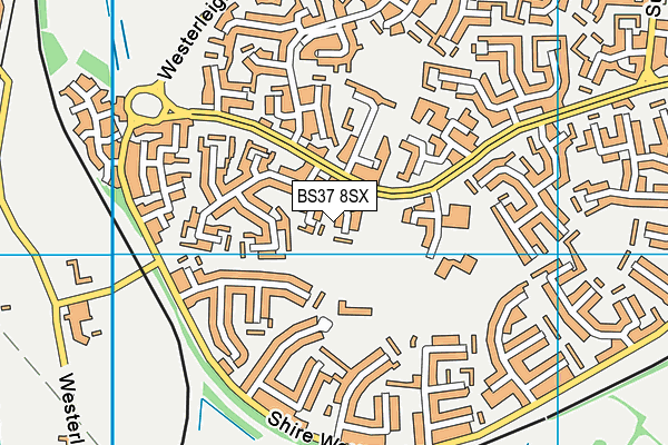 BS37 8SX map - OS VectorMap District (Ordnance Survey)