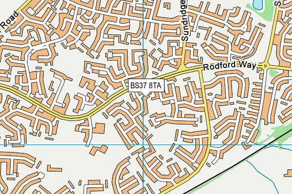 BS37 8TA map - OS VectorMap District (Ordnance Survey)