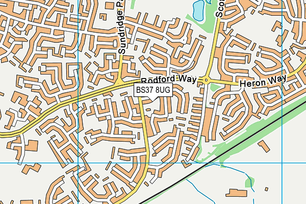 BS37 8UG map - OS VectorMap District (Ordnance Survey)