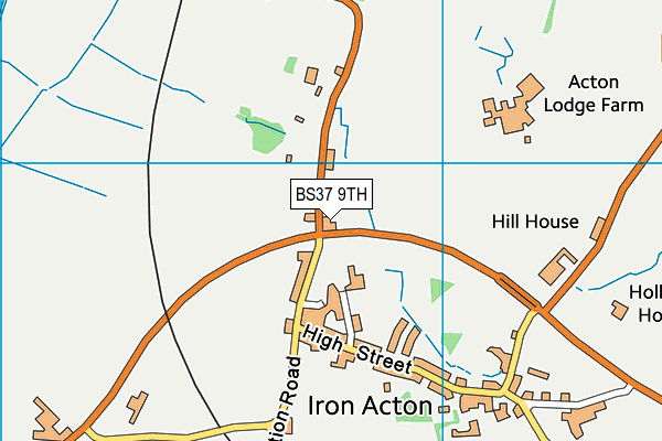 BS37 9TH map - OS VectorMap District (Ordnance Survey)