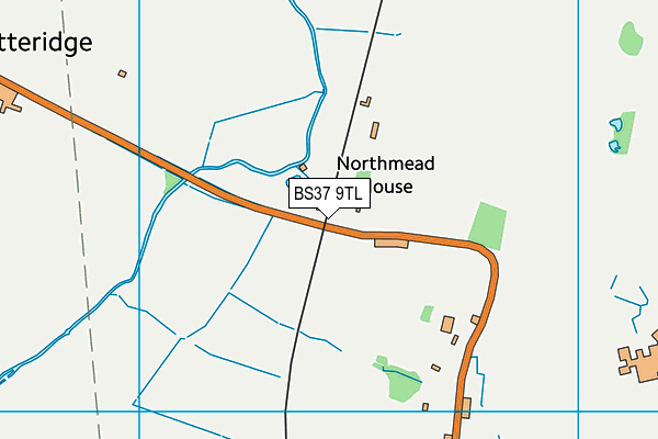 BS37 9TL map - OS VectorMap District (Ordnance Survey)