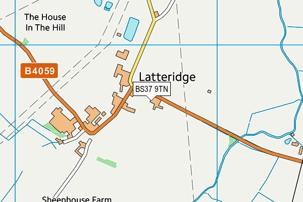 BS37 9TN map - OS VectorMap District (Ordnance Survey)