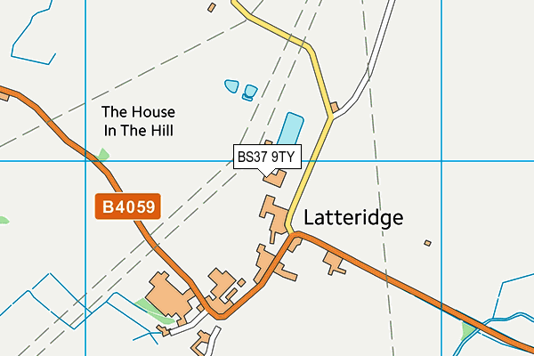 BS37 9TY map - OS VectorMap District (Ordnance Survey)