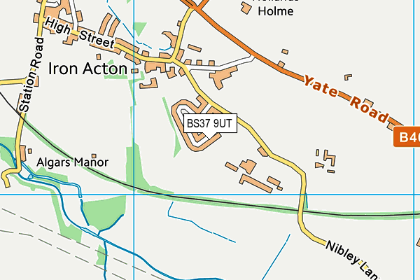 BS37 9UT map - OS VectorMap District (Ordnance Survey)