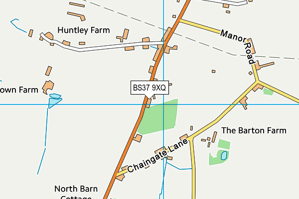 BS37 9XQ map - OS VectorMap District (Ordnance Survey)