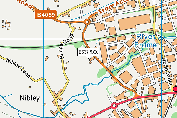 BS37 9XX map - OS VectorMap District (Ordnance Survey)
