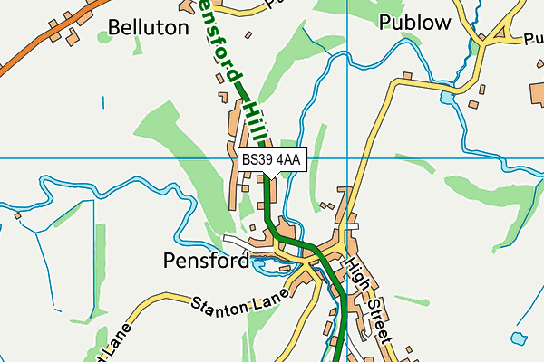 Map of PENSFORD ENTERPRISES LIMITED at district scale